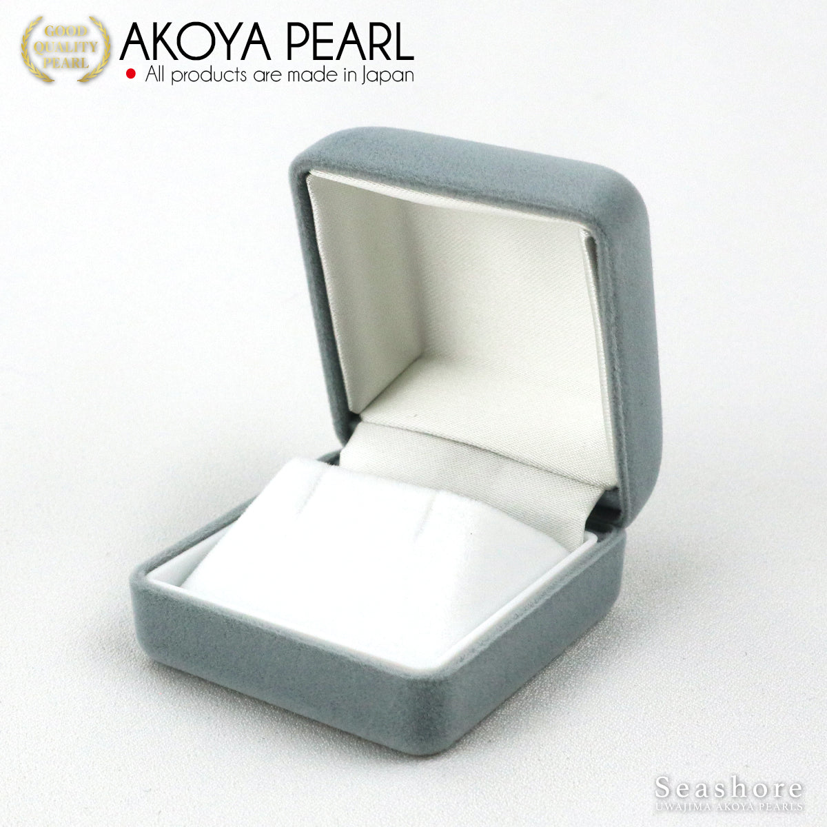 パール イヤリング ピアス 花 フラワー モチーフ 【7.5-8.0mm】 シルバー SV925 ホワイトあこや真珠 保管用グレーケース付