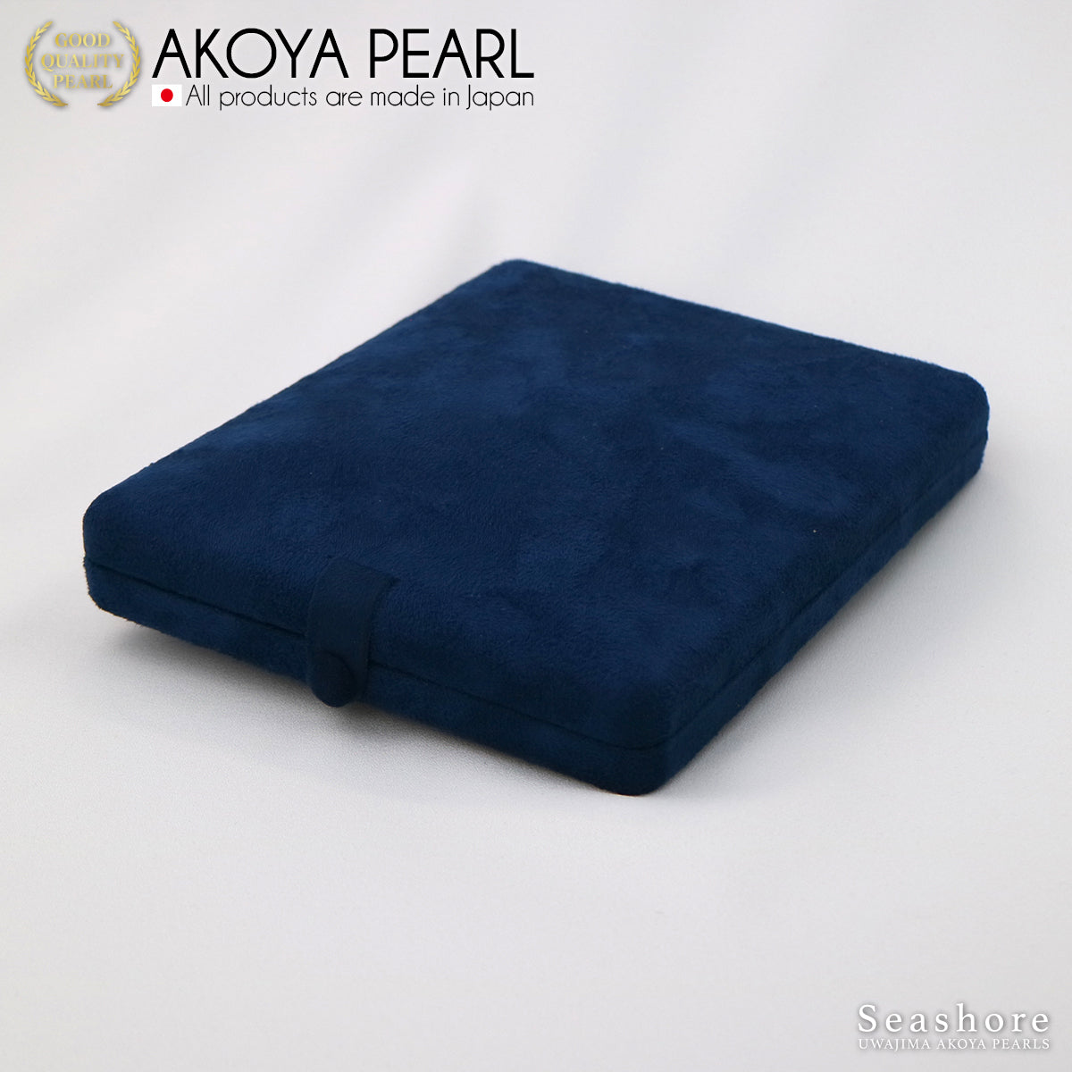 Pearl Keeper Pearl 2-Piece Case Necklace Earrings/Earrings Navy